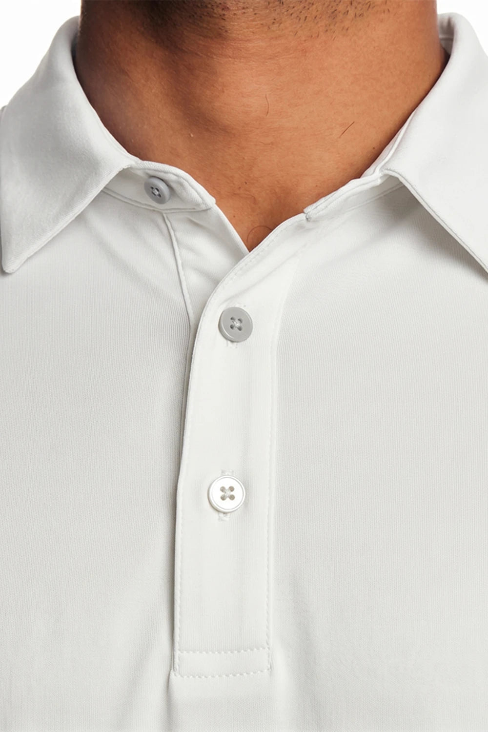 HOMME POLO BLANC