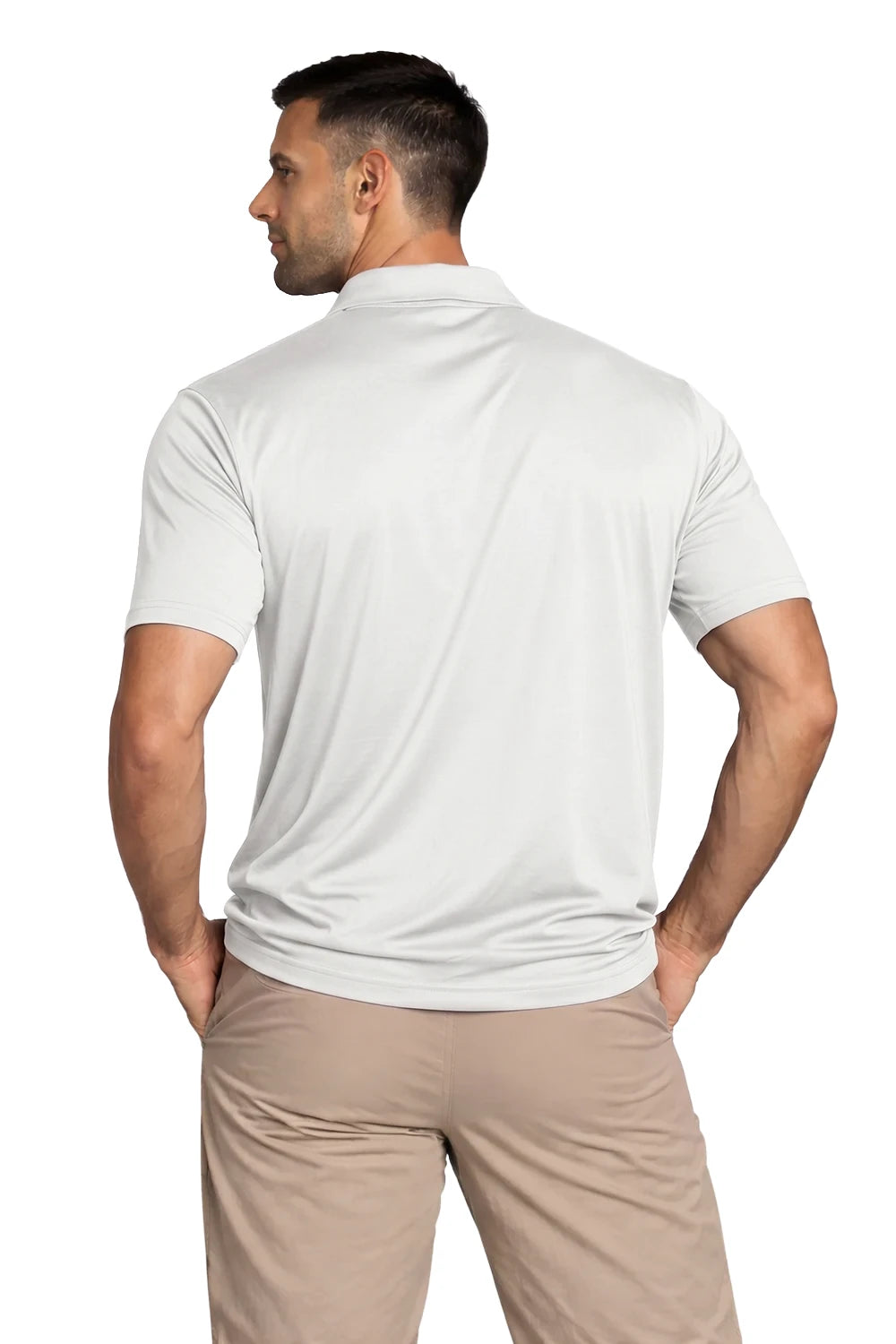 HOMME POLO BLANC