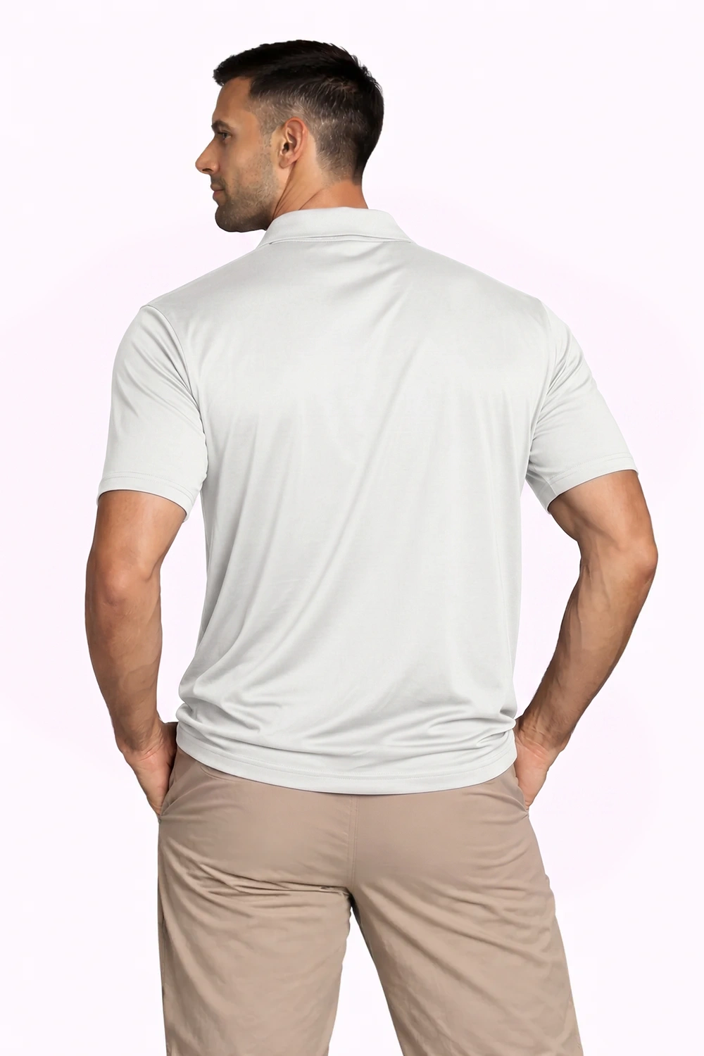 HOMME POLO BLANC
