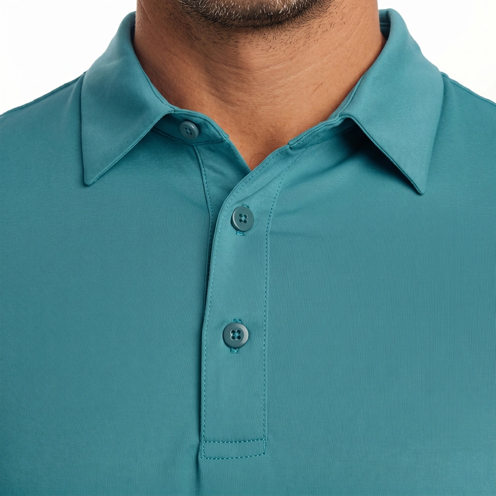 HOMME POLO BLEU CANARD