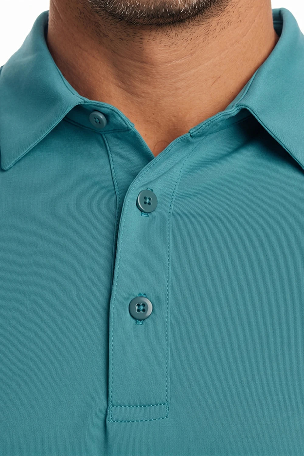 HOMME POLO BLEU CANARD