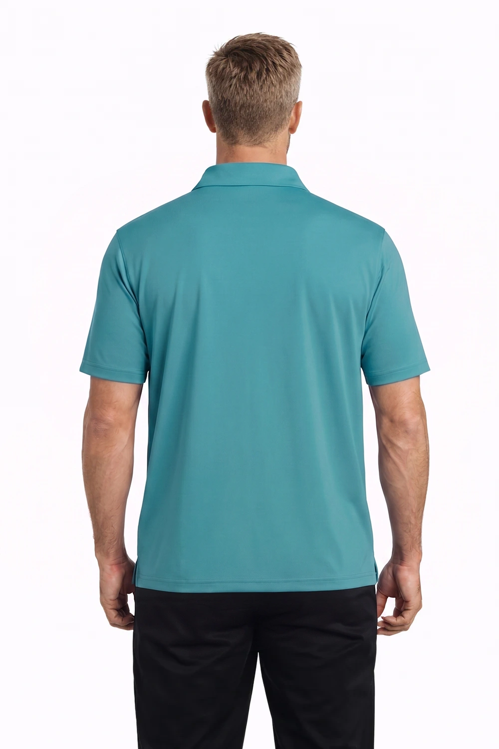 HOMME POLO BLEU CANARD