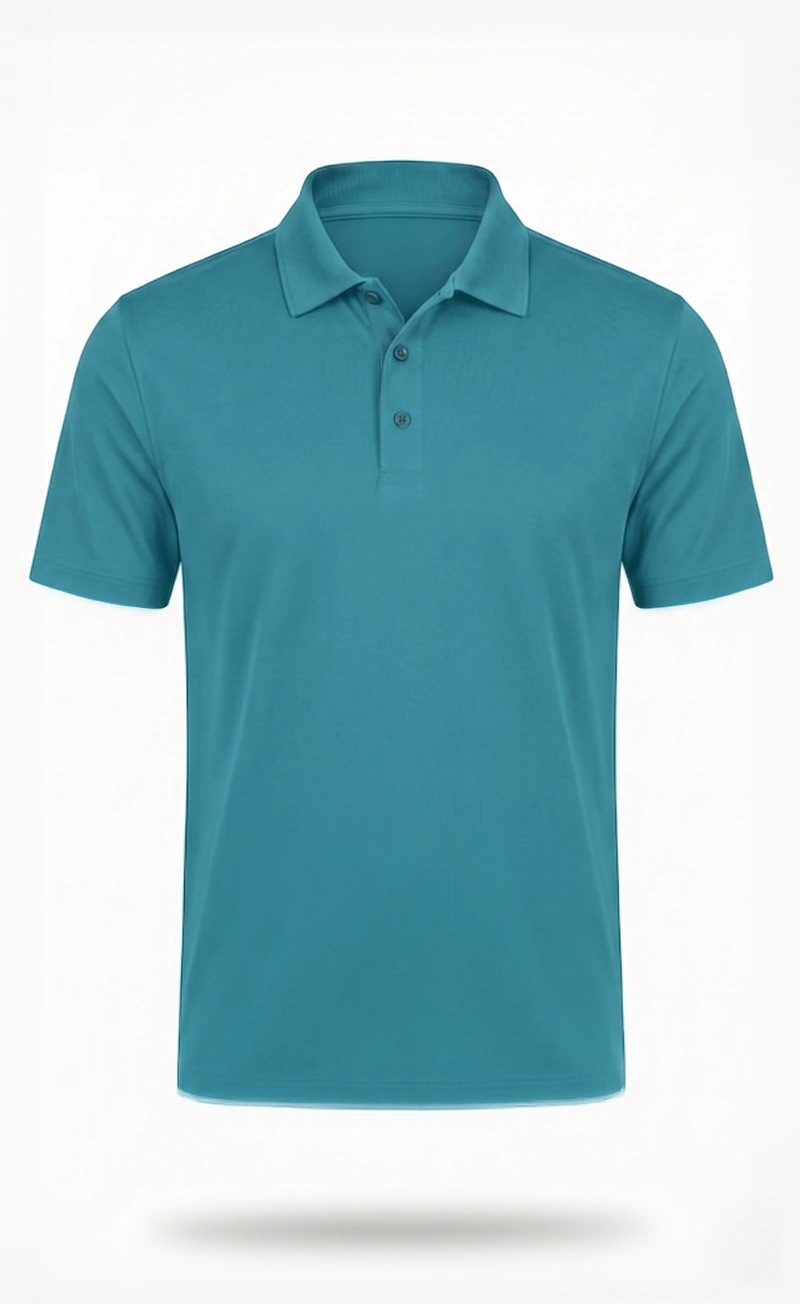 HOMME POLO BLEU CANARD