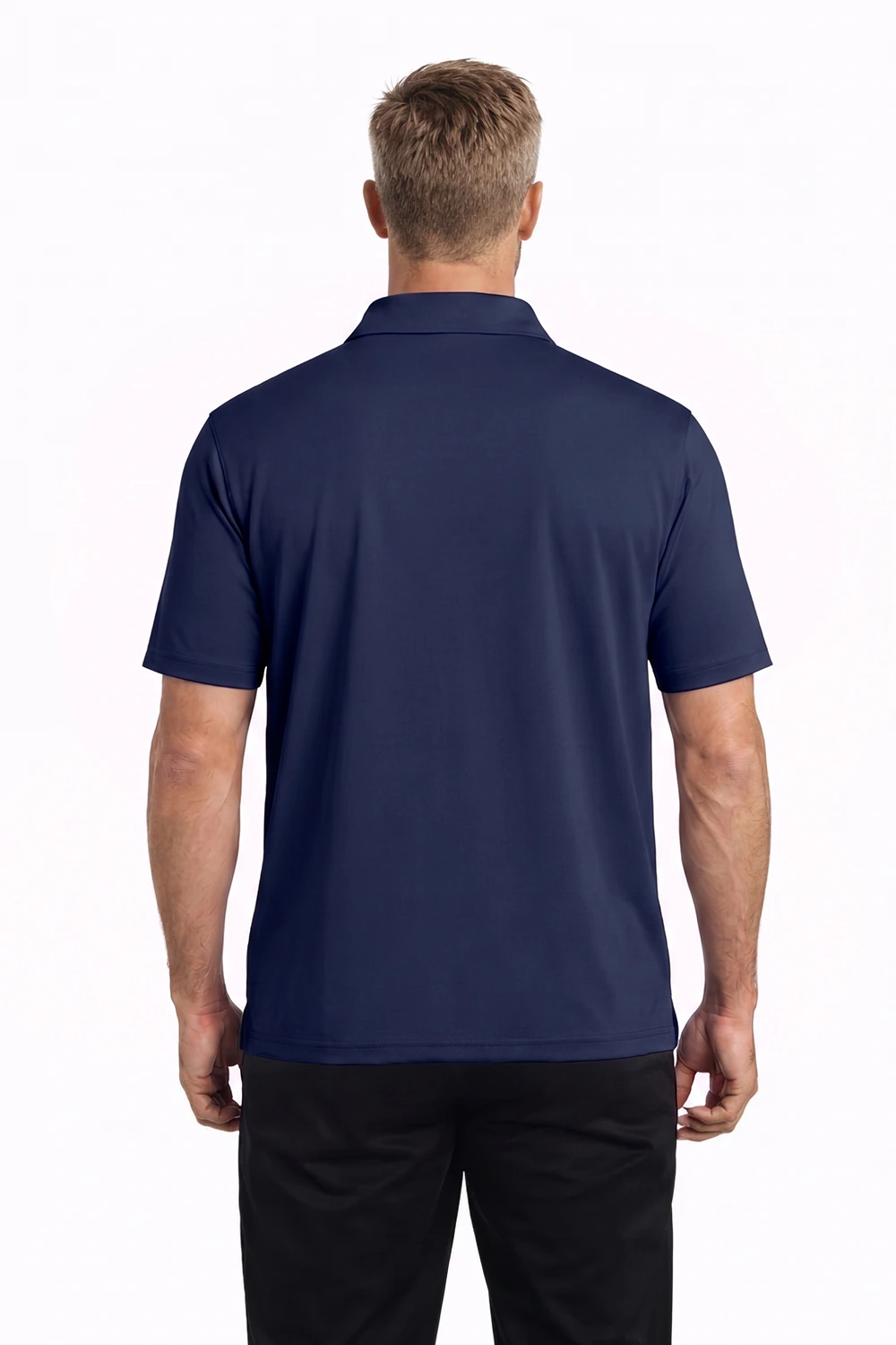 HOMME POLO BLEU MARINE