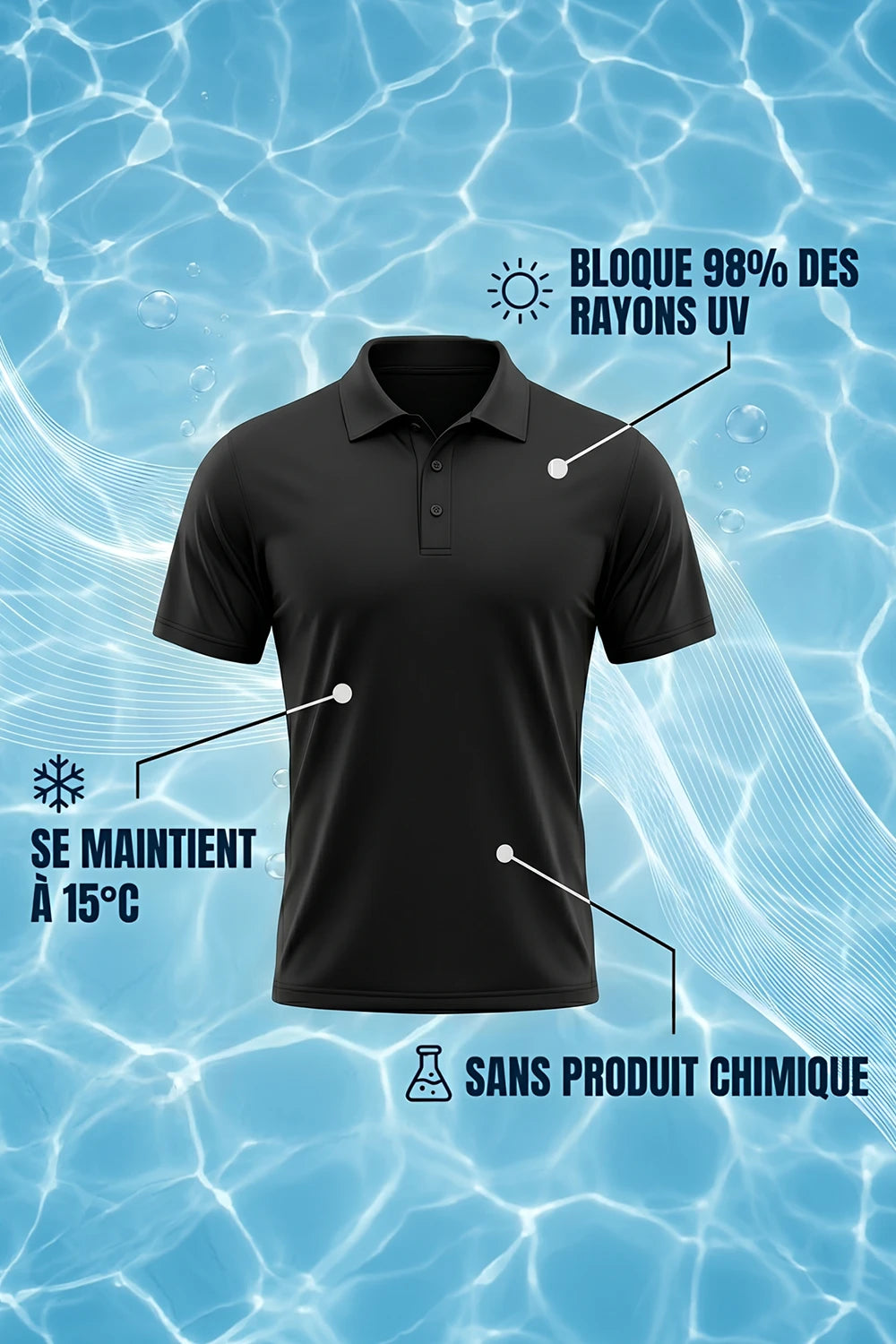 HOMME POLO GRIS