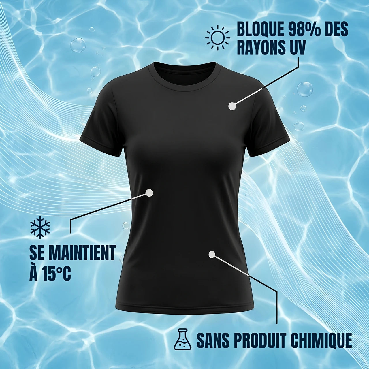 FEMME T-SHIRT CLASSIQUE ROUGE