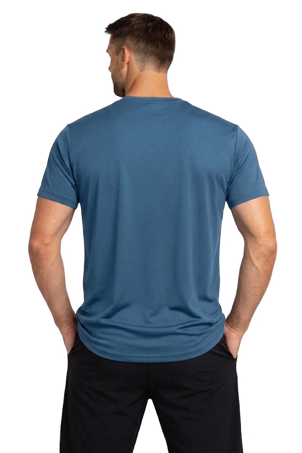 HOMME T-SHIRT CLASSIQUE GRIS BLEUTÉ