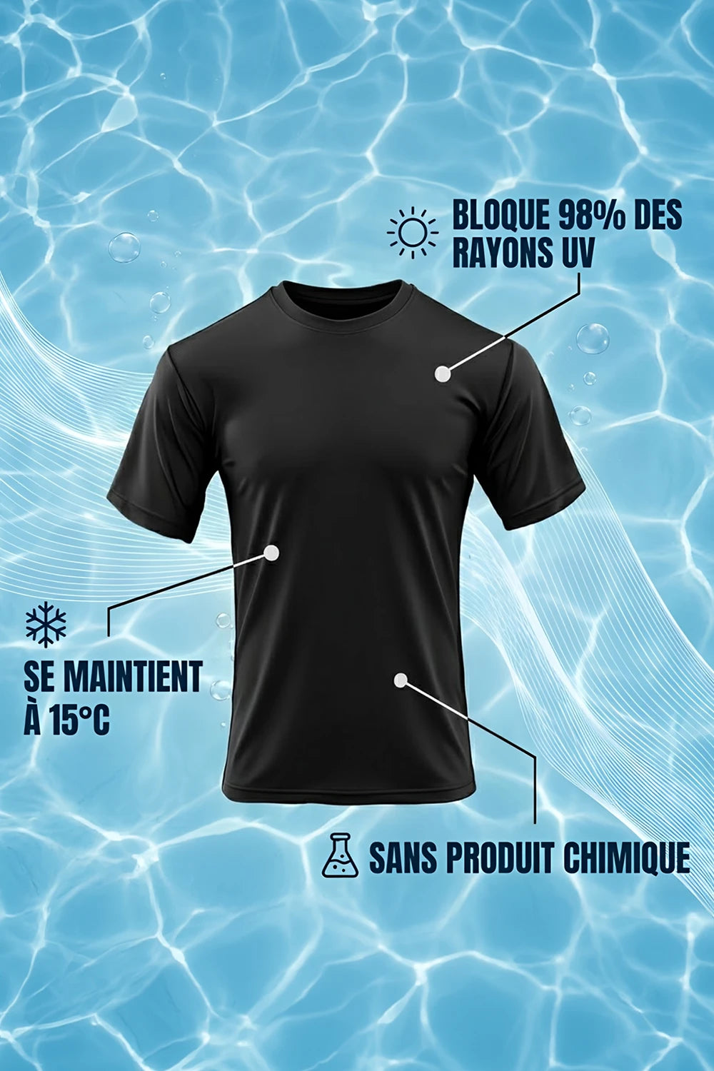 HOMME T-SHIRT CLASSIQUE NOIR