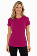 FEMME T-SHIRT CLASSIQUE ROSE
