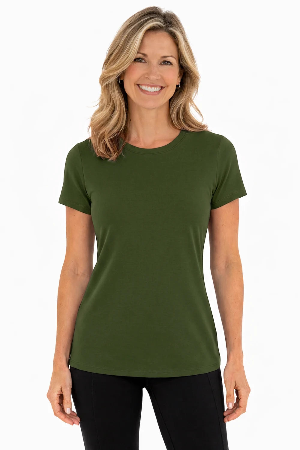 FEMME T-SHIRT CLASSIQUE VERT