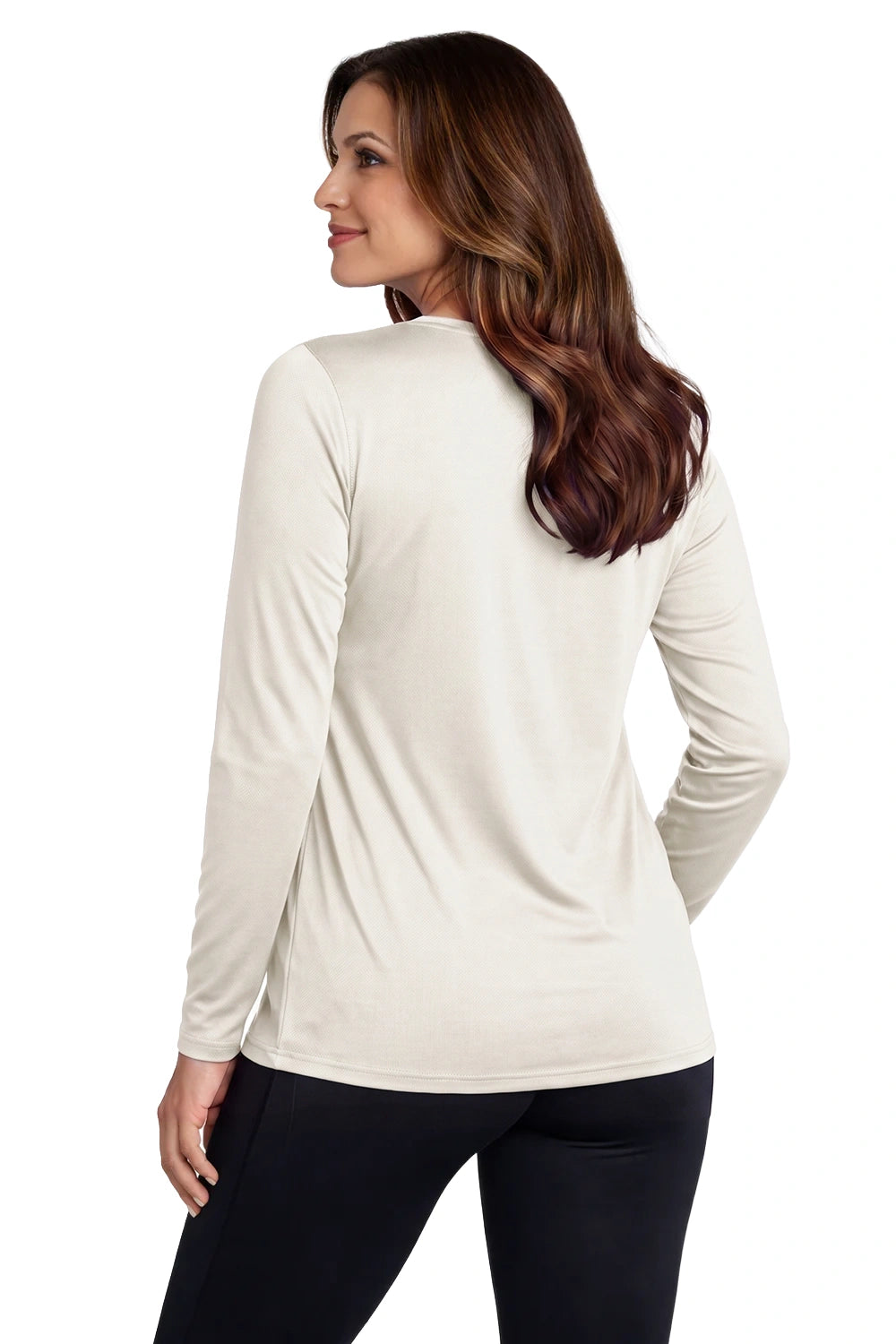 FEMME T-SHIRT MANCHES LONGUES BLANC