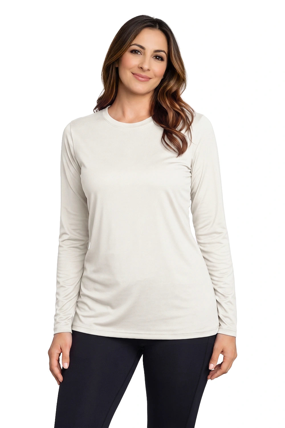 FEMME T-SHIRT MANCHES LONGUES BLANC