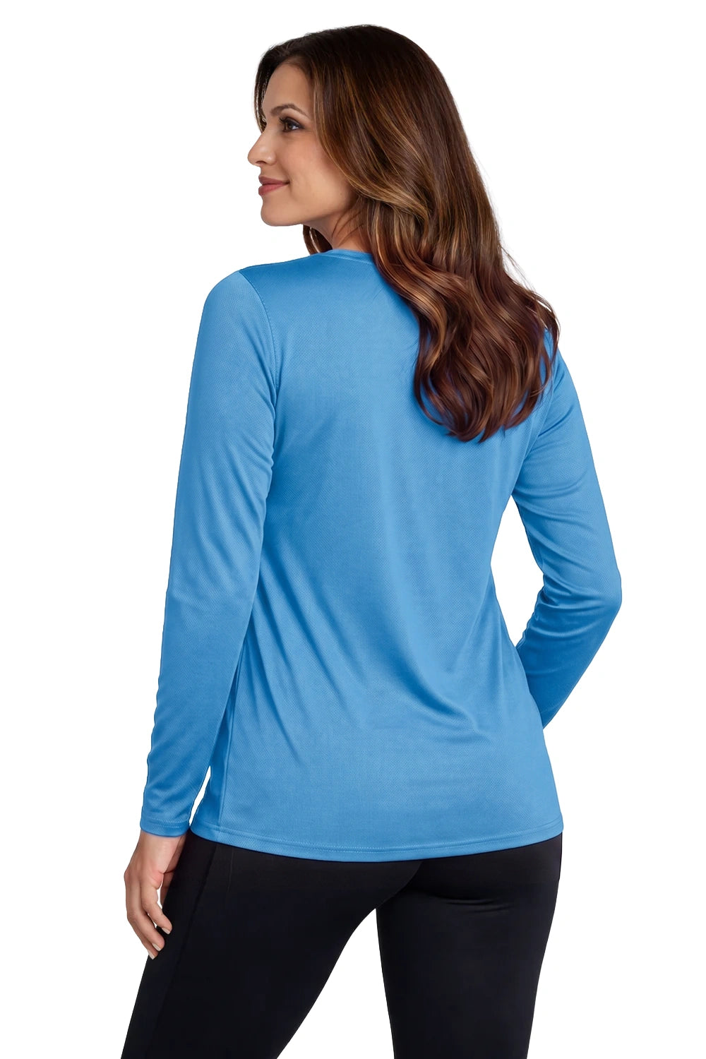 FEMME T-SHIRT MANCHES LONGUES BLEU