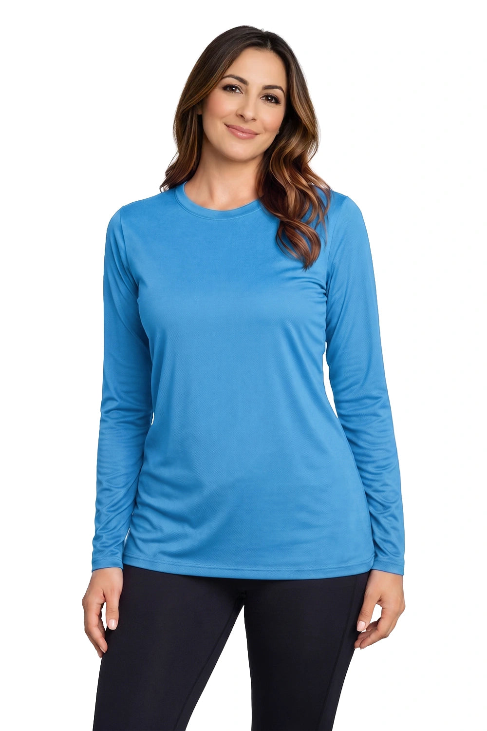 FEMME T-SHIRT MANCHES LONGUES BLEU
