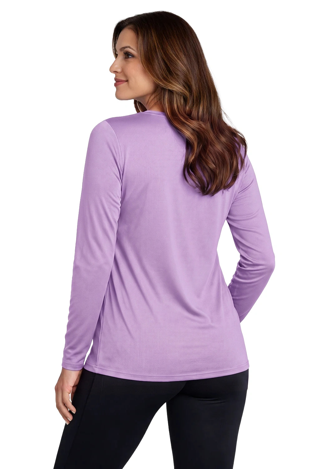 FEMME T-SHIRT MANCHES LONGUES VIOLET