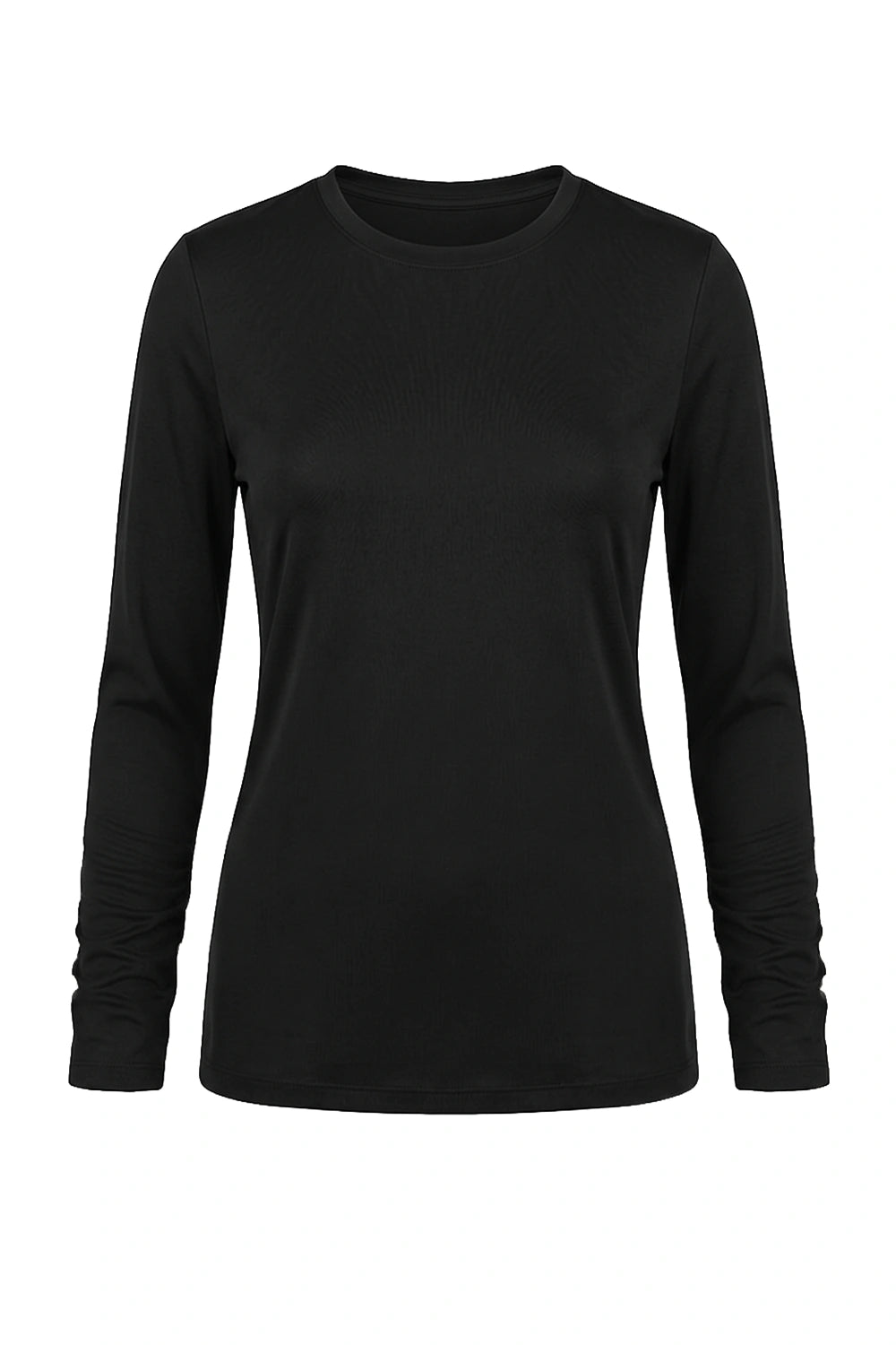 FEMME T-SHIRT MANCHES LONGUES NOIR