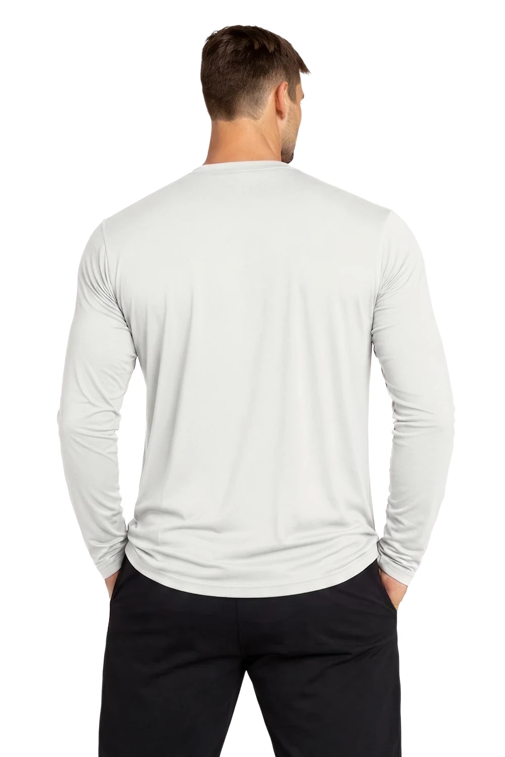 HOMME T-SHIRT MANCHES LONGUES BLANC