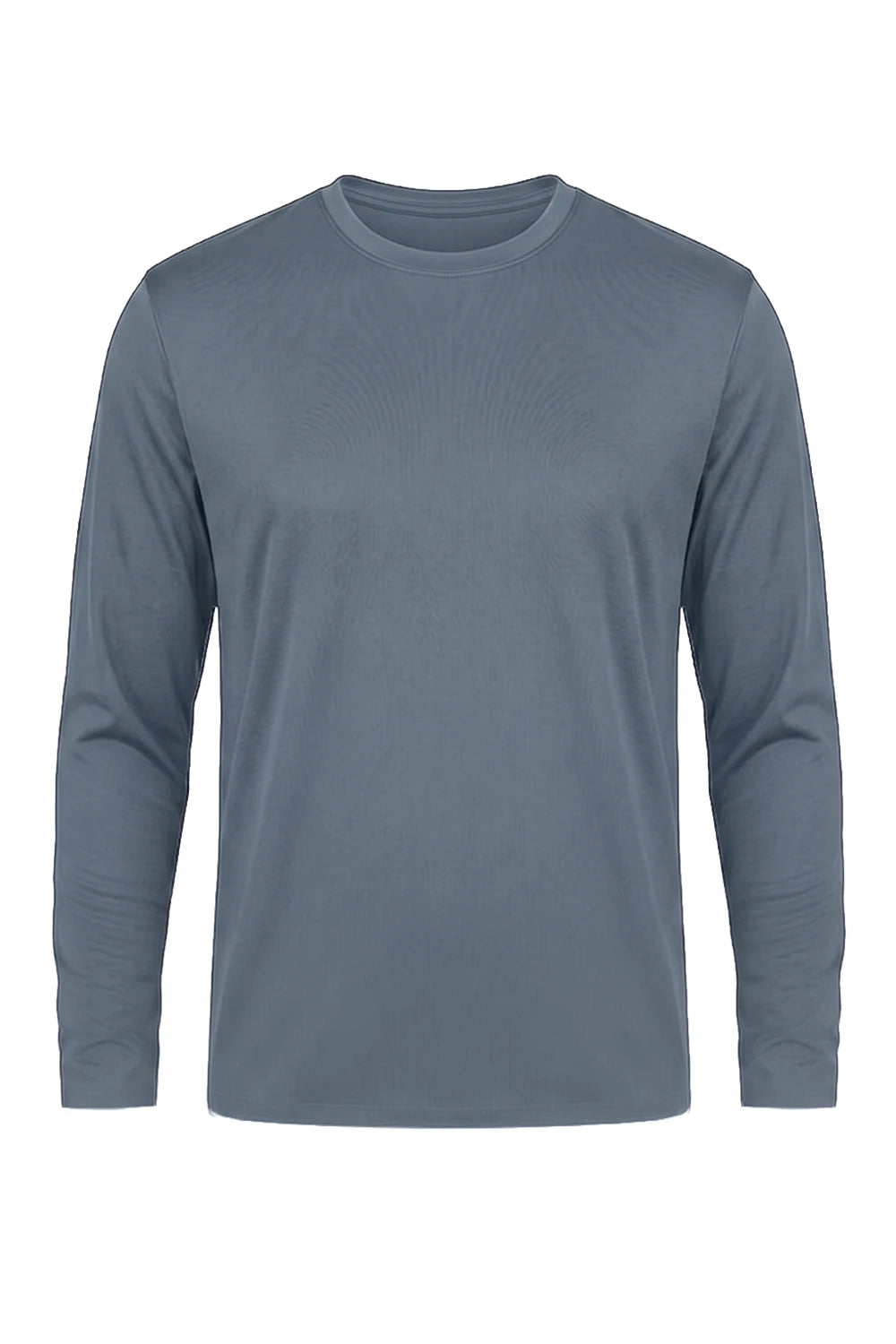 HOMME T-SHIRT MANCHES LONGUES GRIS BLEUTÉ