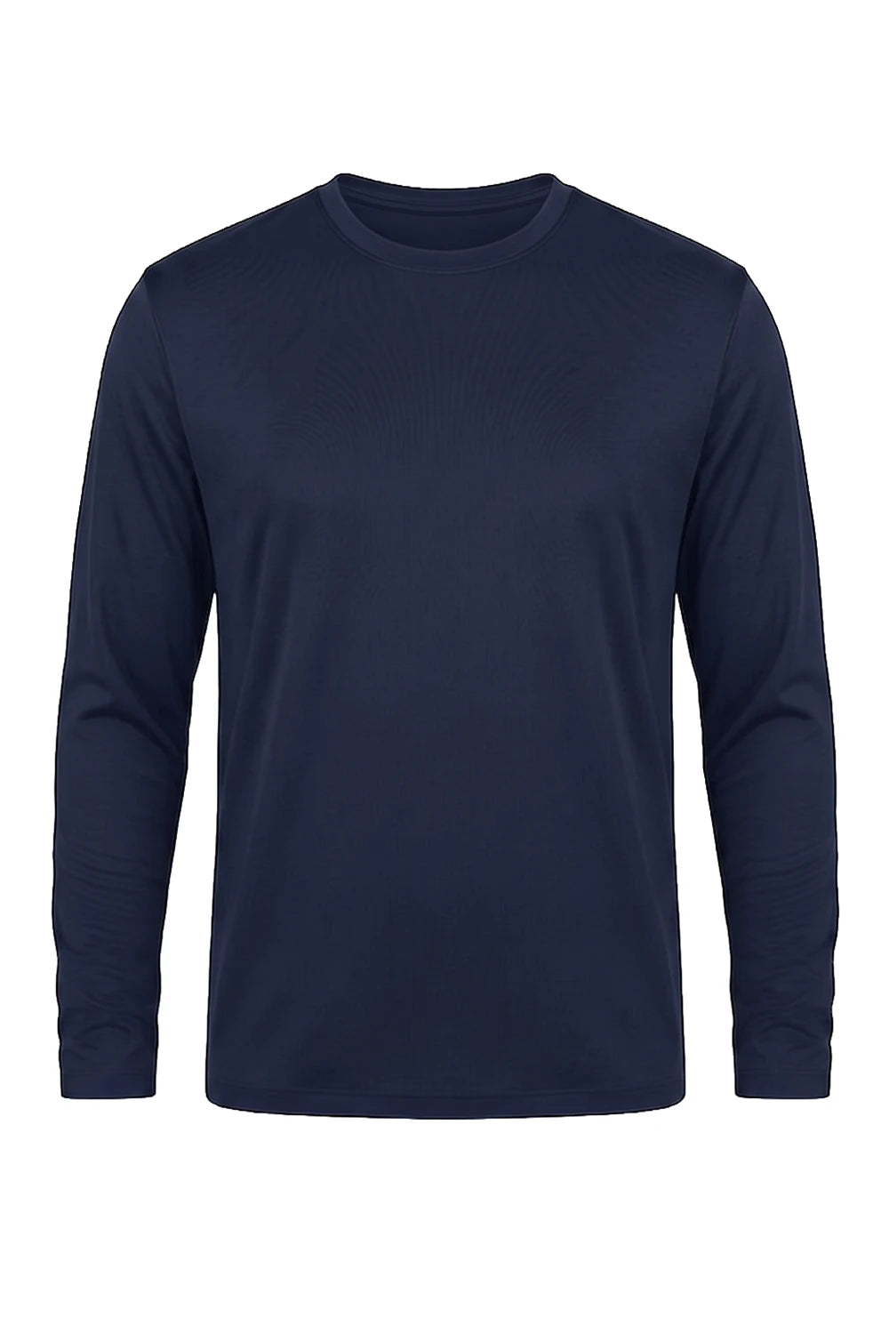 HOMME T-SHIRT MANCHES LONGUES BLEU MARINE