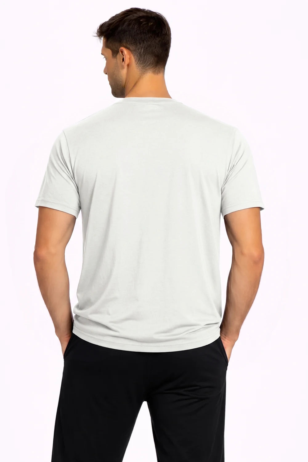 HOMME T-SHIRT AVEC POCHE BLANC