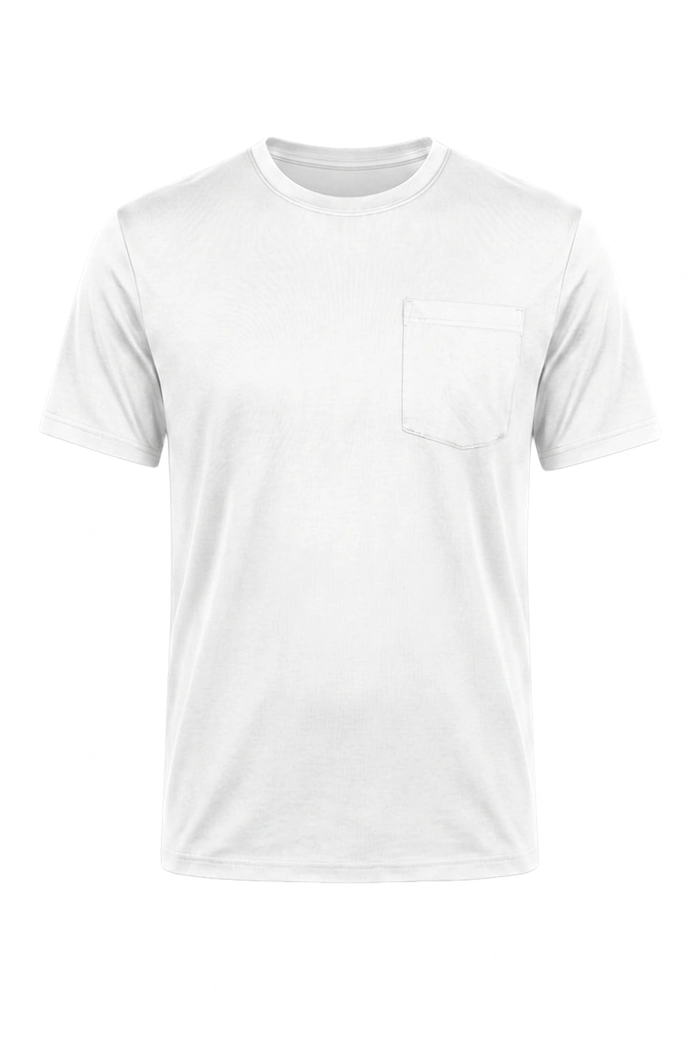 HOMME T-SHIRT AVEC POCHE BLANC