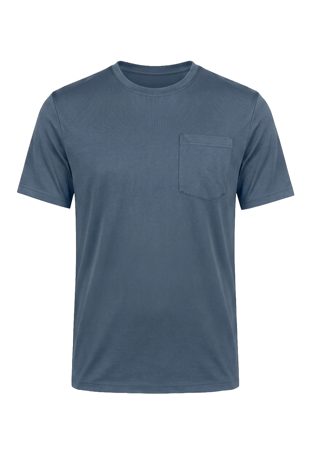 HOMME T-SHIRT AVEC POCHE GRIS BLEUTÉ