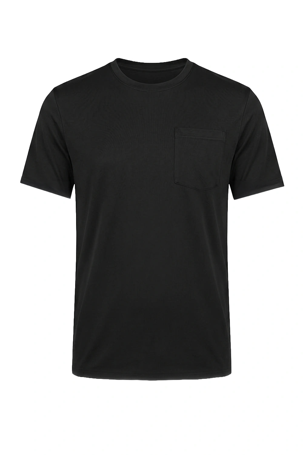 HOMME T-SHIRT AVEC POCHE NOIR